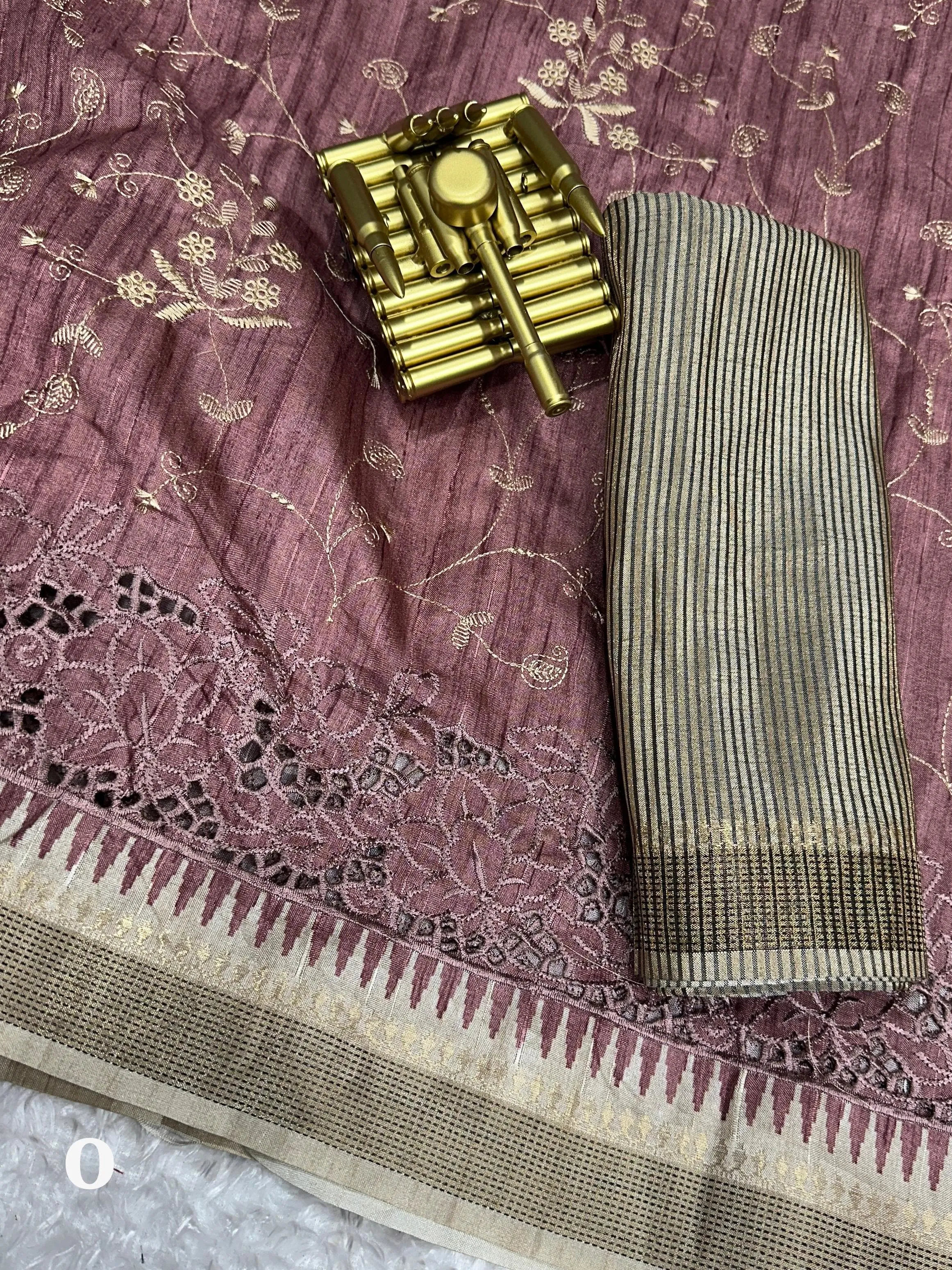 Buy Soft Cotton Tusser Premium Saree in Surat - Reseller Bazzar